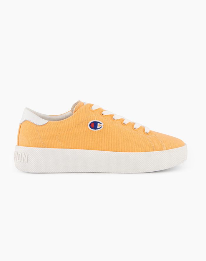 Champion Womens Sneakers NZ - ERA Canvas Yellow ( 9321-IOLMK )